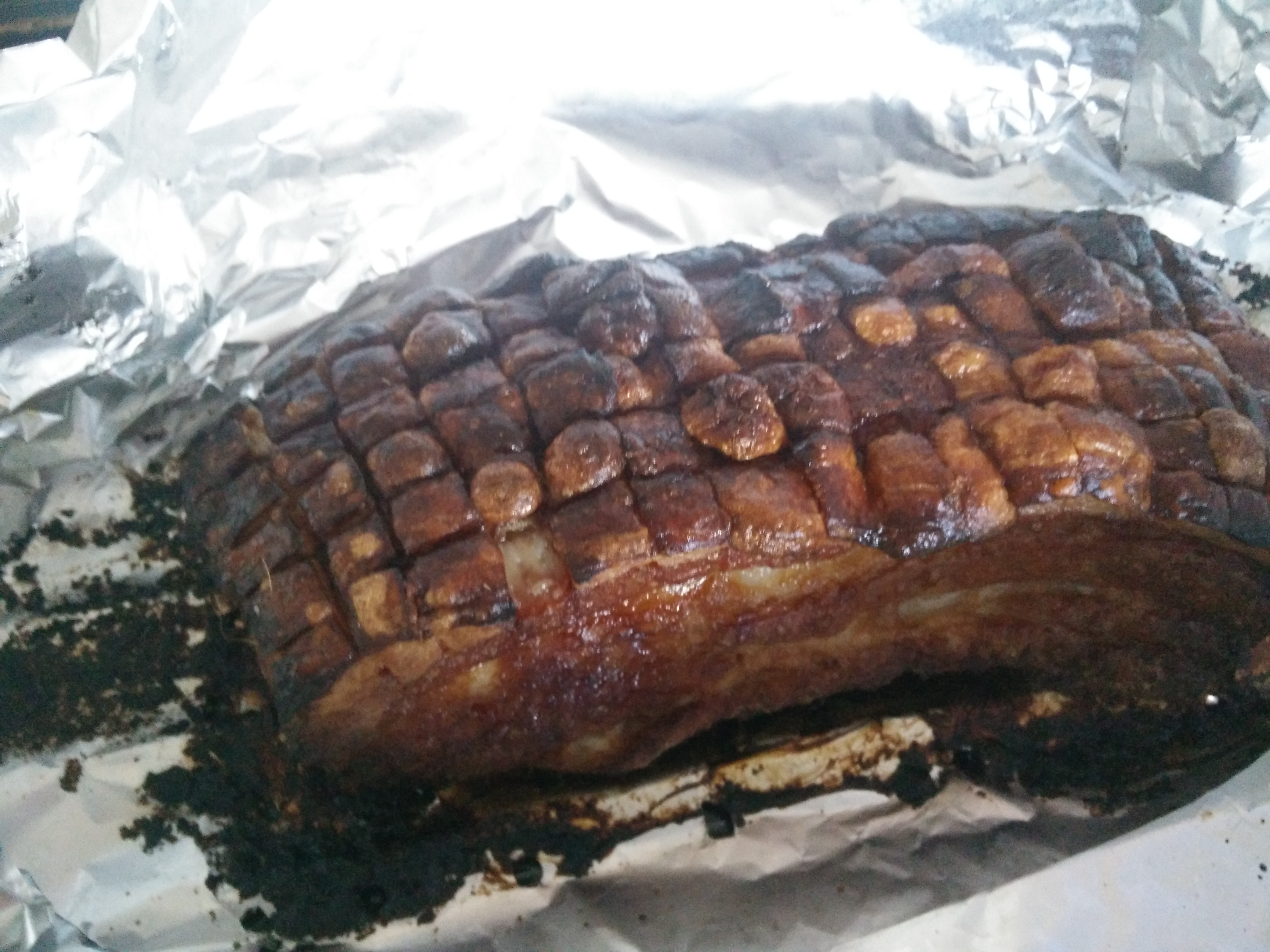 Brined pork belly