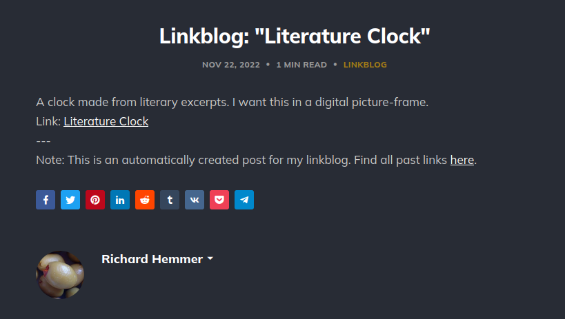 The rebirth of the linkblog