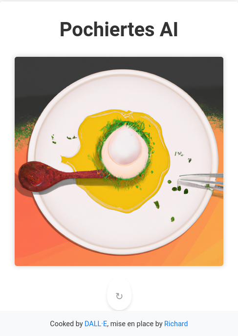 Poached eggs by DALL·E