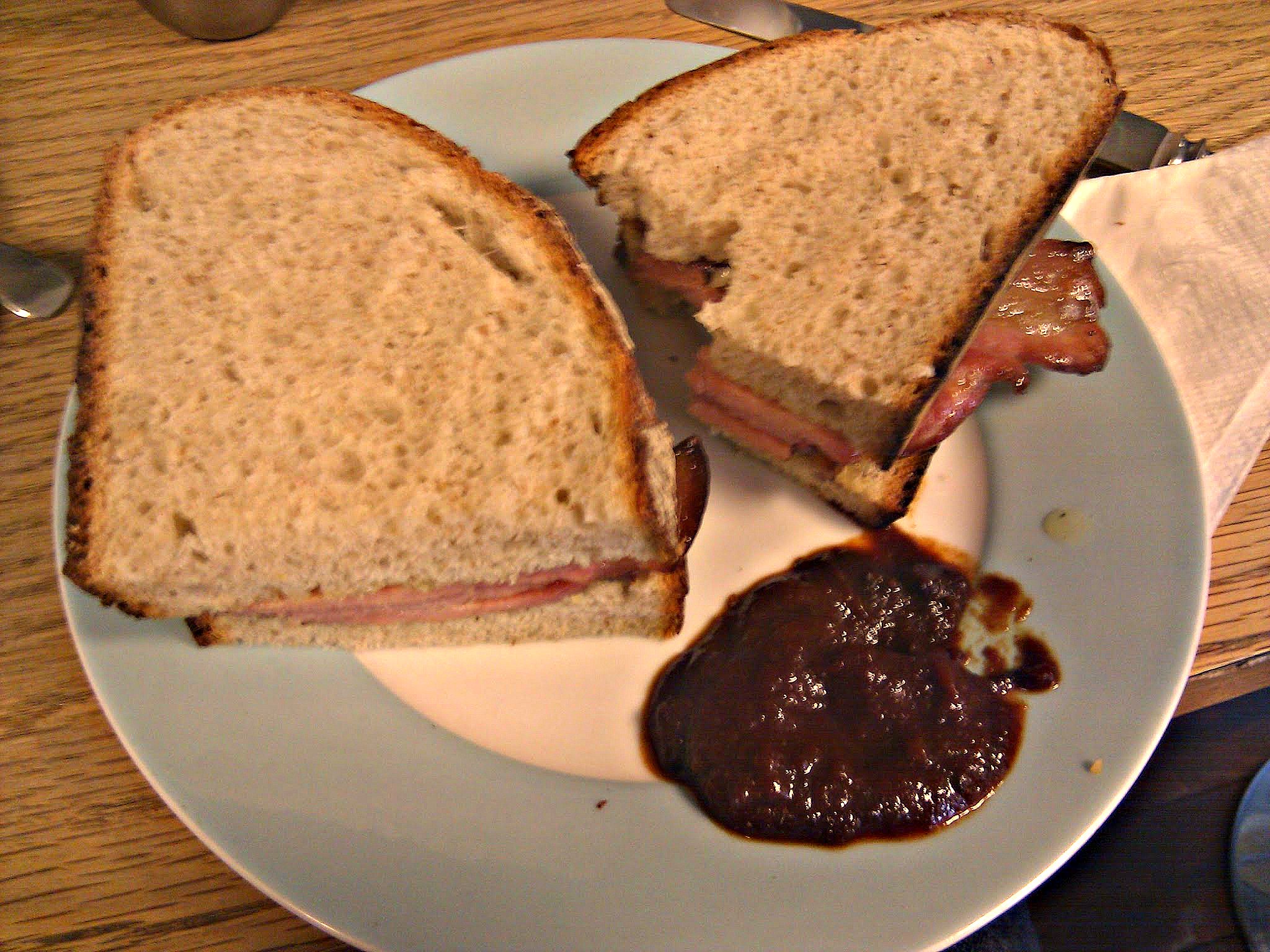 A ham sandwich A ham sandwich