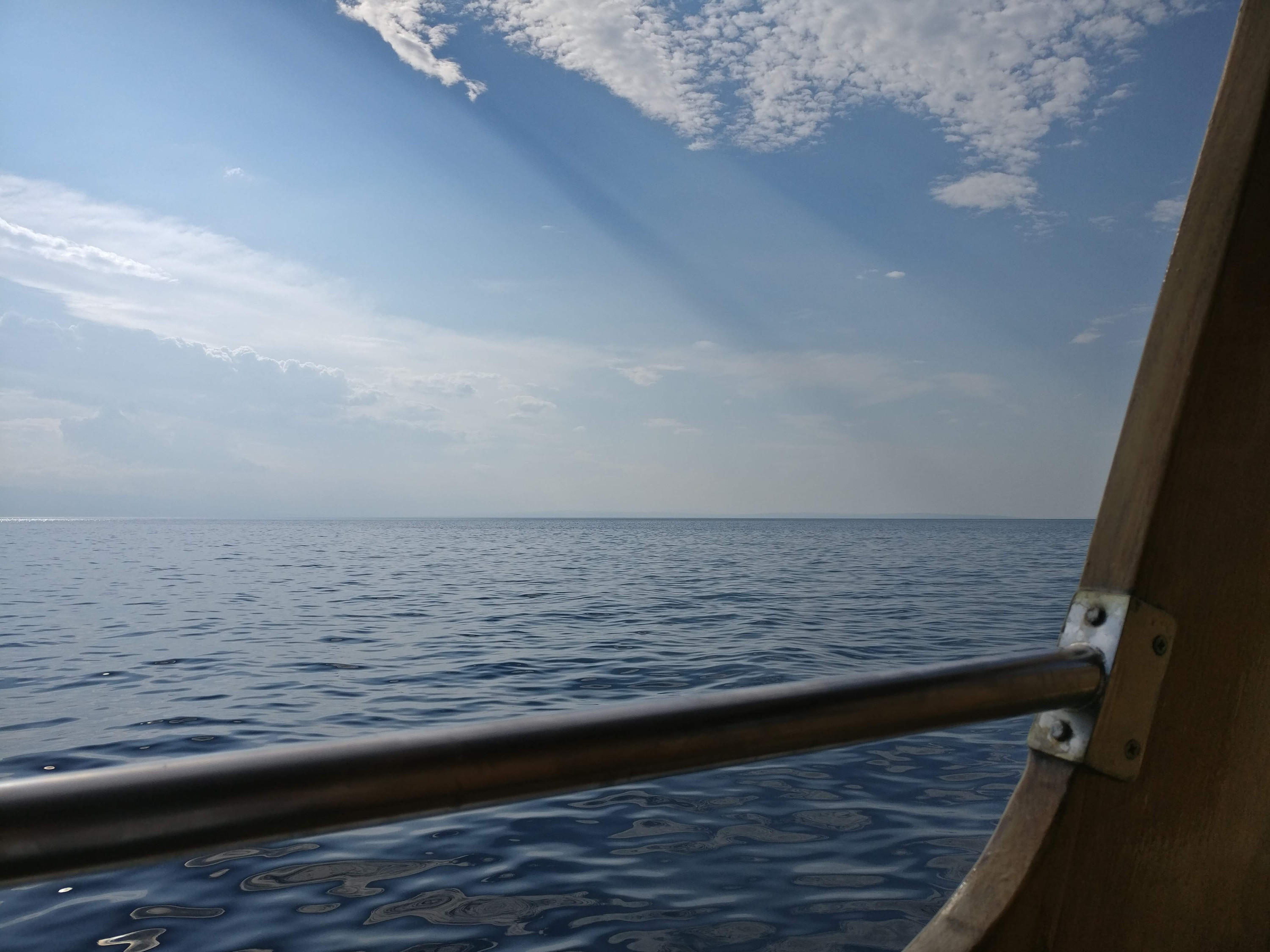 On a boat